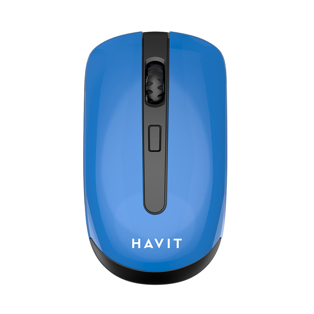 Mysz bezprzewodowa HAVIT MS989GT, 800DPI - 1600DPI, Czarno-Niebieska