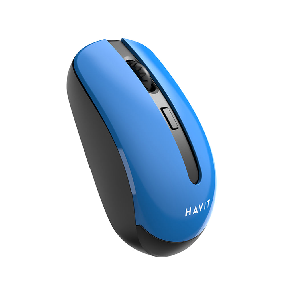 Mysz bezprzewodowa HAVIT MS989GT, 800DPI - 1600DPI, Czarno-Niebieska