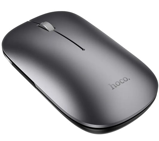 Mysz bezprzewodowa HOCO GM43, 1600DPI, BT / Wi-Fi, Szary