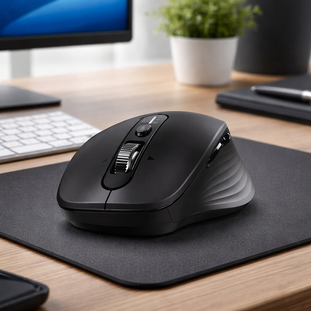 Mysz Bezprzewodowa UGREEN M752 (75498B), 5000DPI, BT / Wi-Fi, Czarna