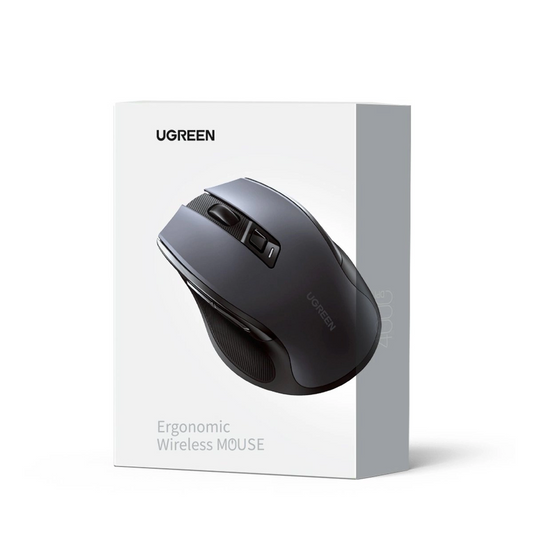 Mysz bezprzewodowa UGREEN MU006 (90855), 4000DPI, BT / Wi-Fi, Szara