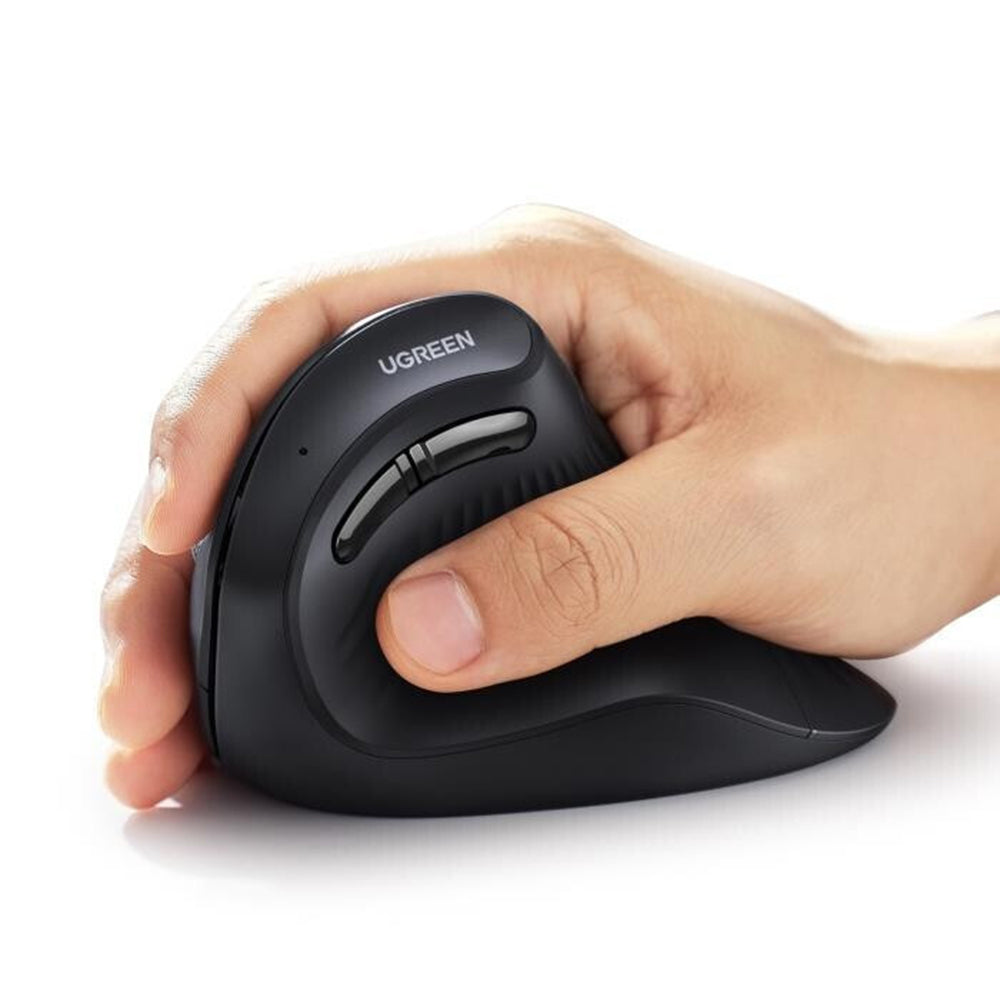 UGREEN MU008 Wireless Mouse, 4000DPI, BT / Wi-Fi, Black