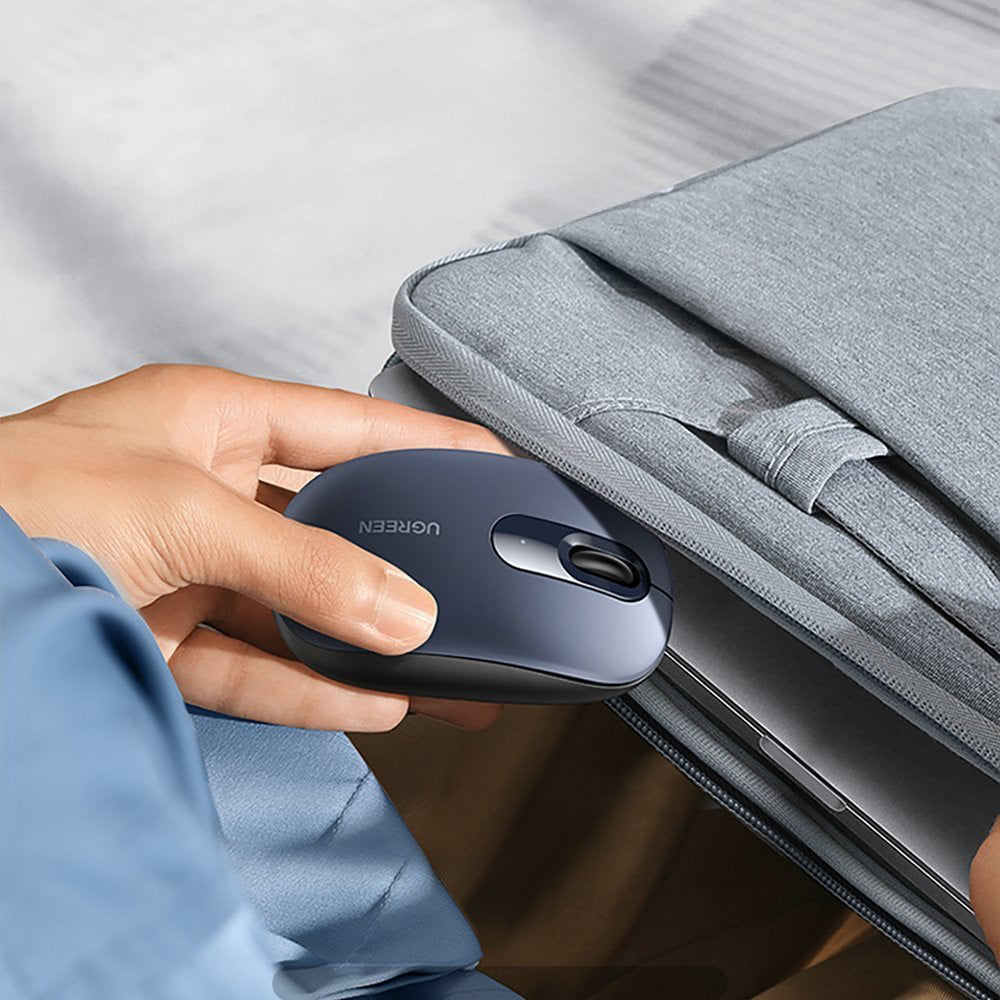 Mysz Bezprzewodowa UGREEN MU105, 2400DPI, Granatowa