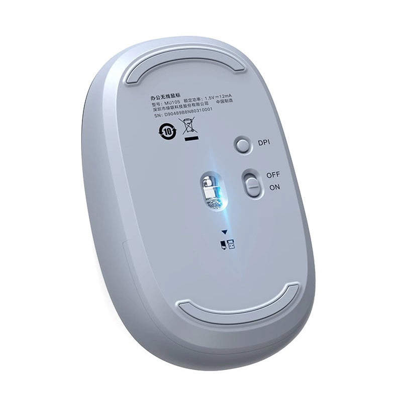 Mysz bezprzewodowa UGREEN MU105, 2400DPI, niebieska