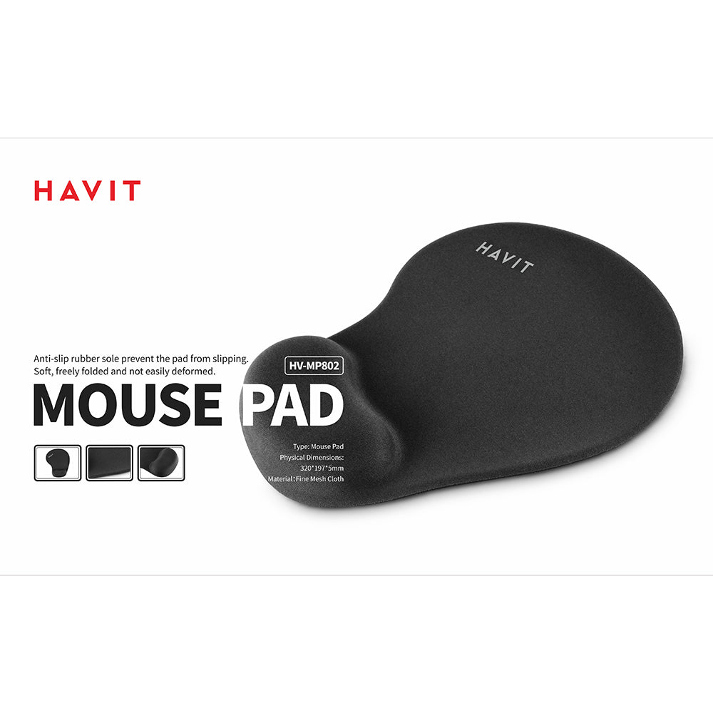 MousePad Gaming HAVIT MP802, 230mm x 191mm x 3.5mm, Granatowy