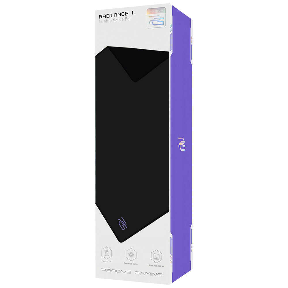 MousePad Proove Radiance, 450mm x 400mm x 3mm, Czarny MPRD00200001