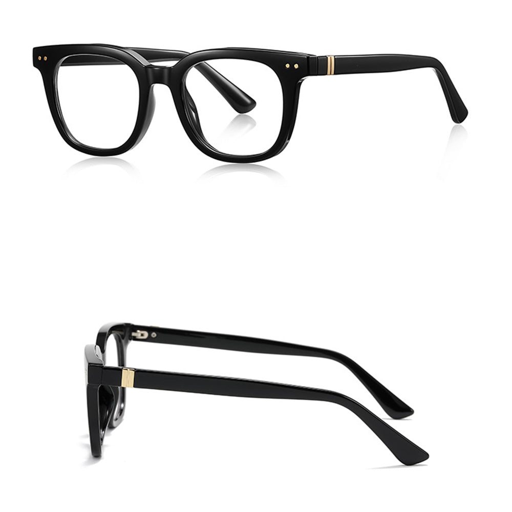 Techsuit 2229 Men's Computer Glasses, Anti-Blue Light, Black