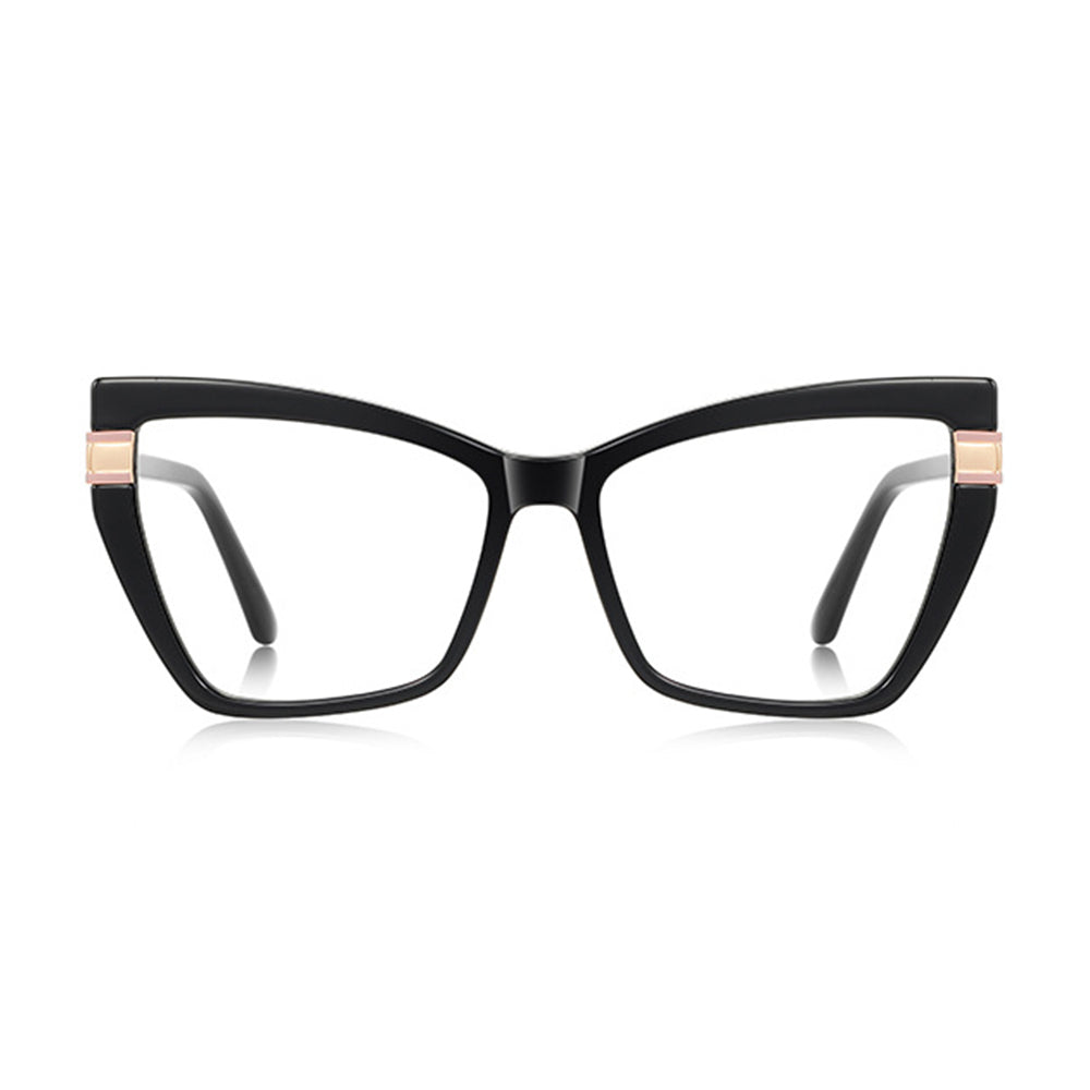 Okulary Komputerowe Damskie Techsuit 2269, Anti-Blue Light, Czarne