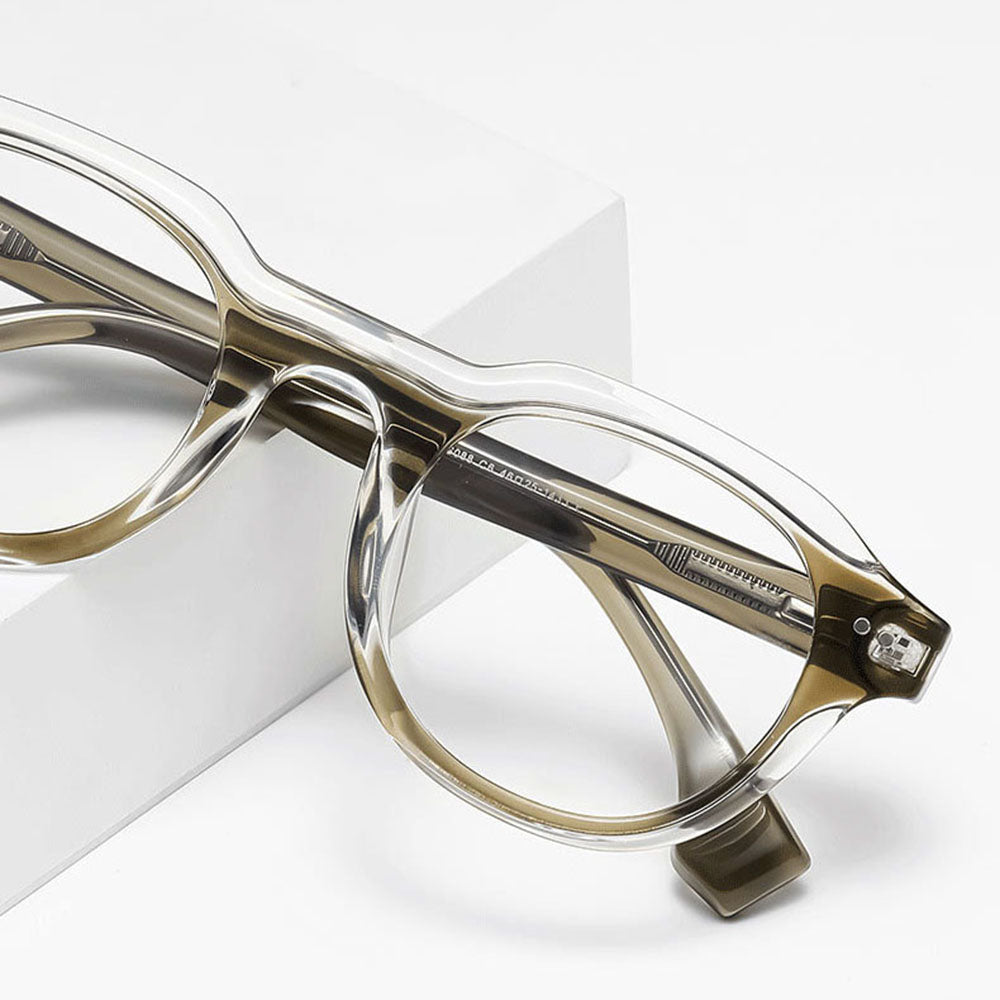 Techsuit LS088 Women's Computer Glasses, Anti-Blue Light, Gray Gradient