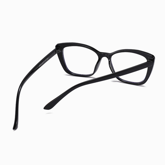 Okulary komputerowe damskie Techsuit PC28016-C1, antyniebieskie, czarne
