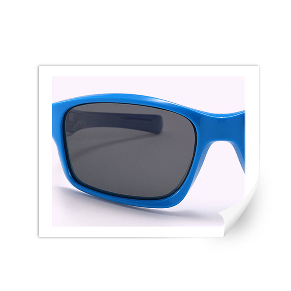 Sportowe okulary przeciwsłoneczne dla dzieci Techsuit 8202-C30, polaryzacyjne, czerwono-różowe