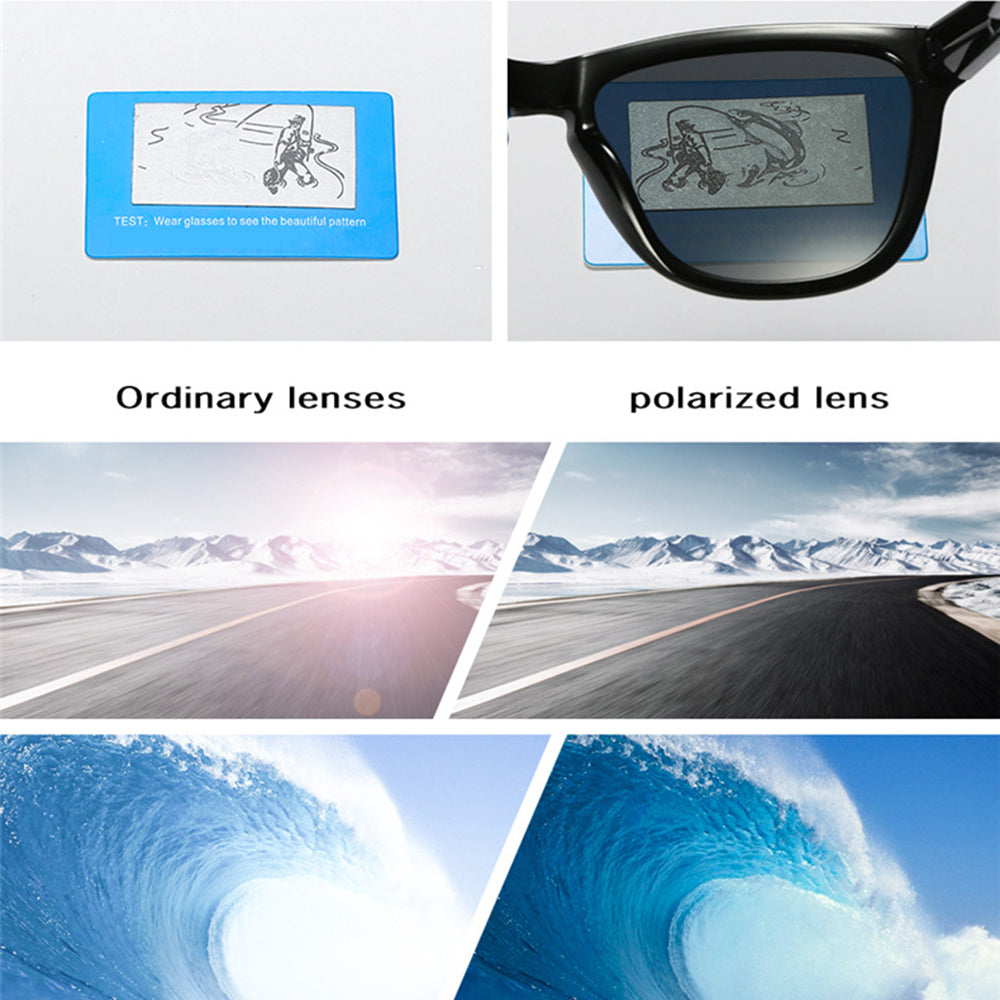 Okulary Przeciwsłoneczne Męskie Techsuit 0717, Polaryzacyjne, Ochrona UV, Czarno-Czerwone