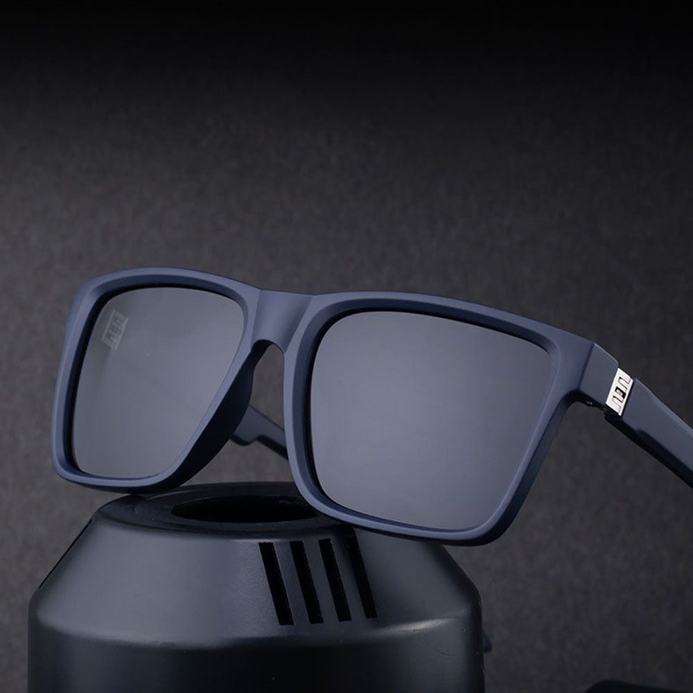 Okulary Przeciwsłoneczne Męskie Techsuit 8506, Polaryzacyjne, Ochrona UV, Matowy Brązowo-Szary