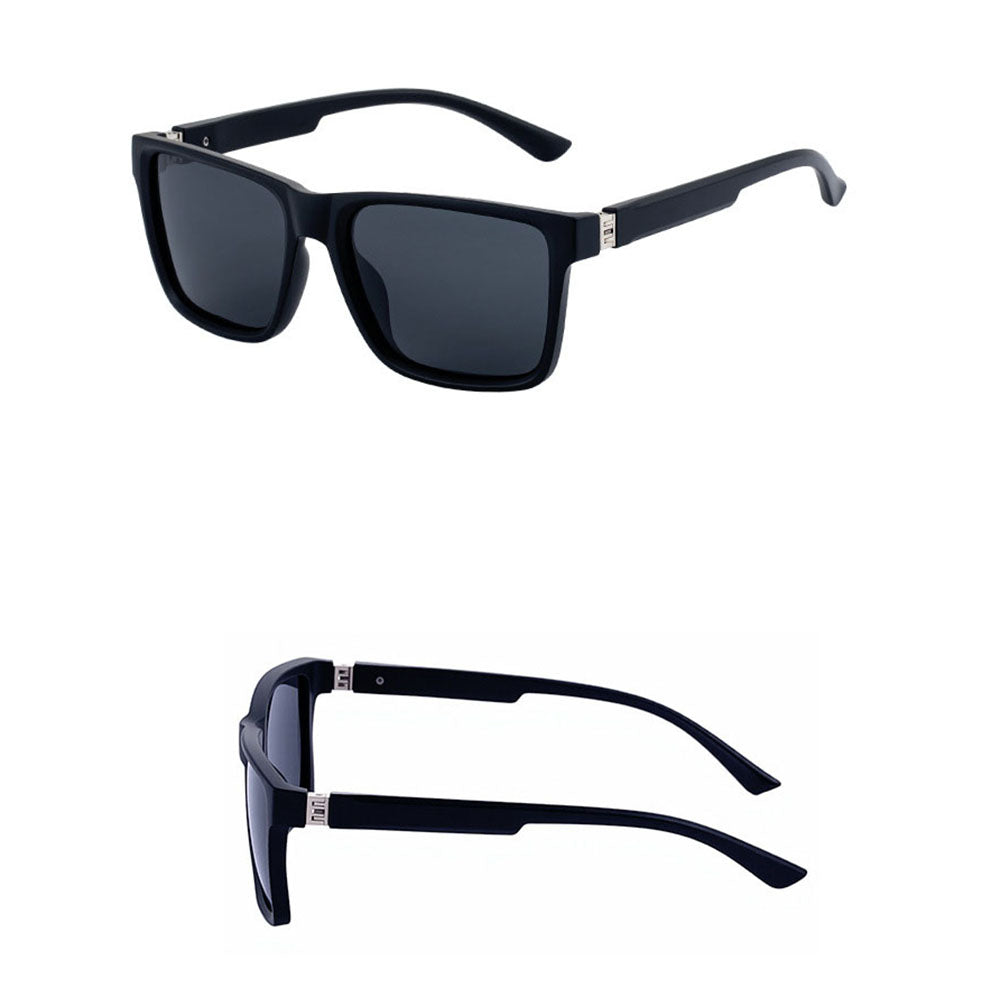Okulary Przeciwsłoneczne Męskie Techsuit 8506, Polaryzacyjne, Ochrona UV, Matowe Czarne