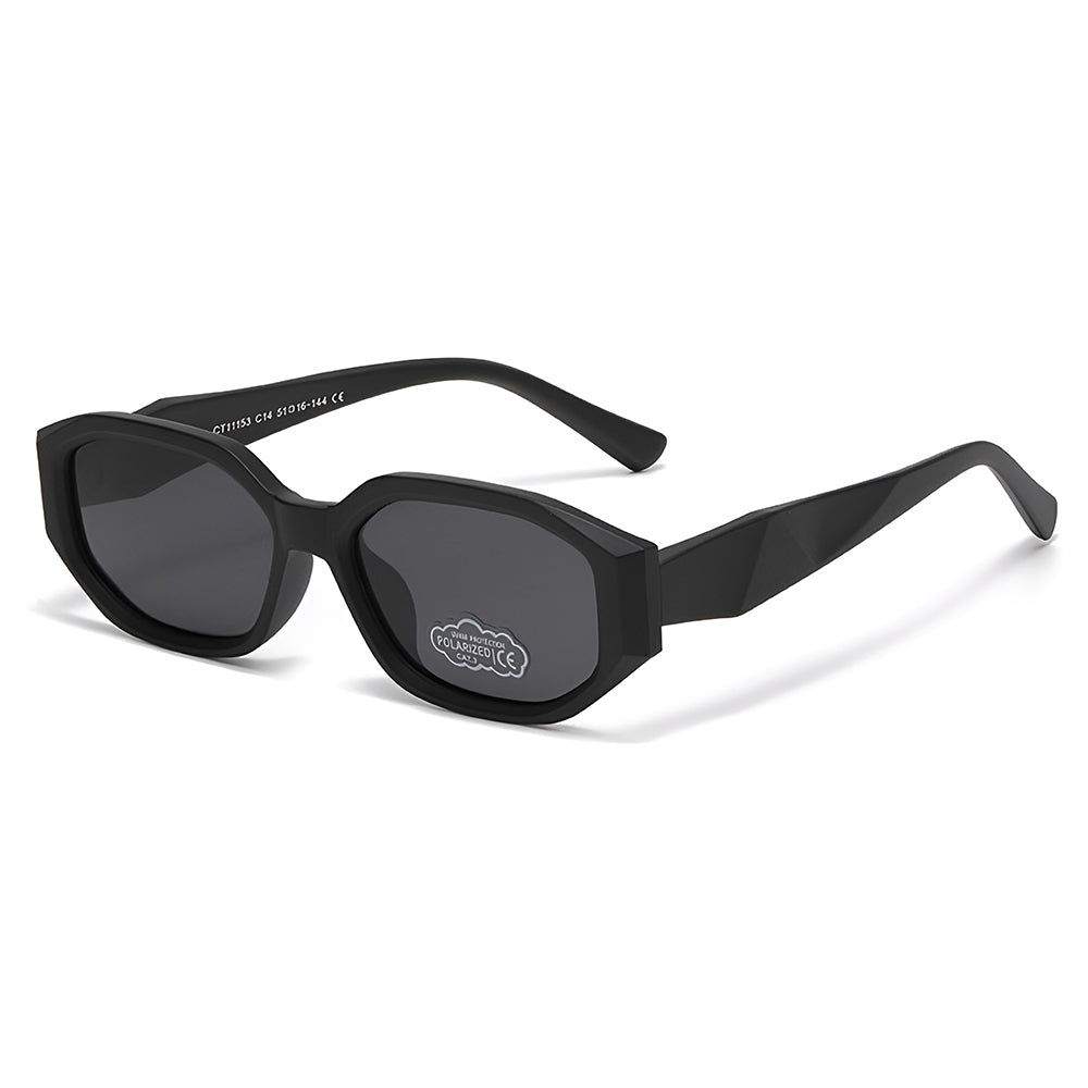 Techsuit 11153 Kids' Sunglasses, Polarized, UV Protection, Black