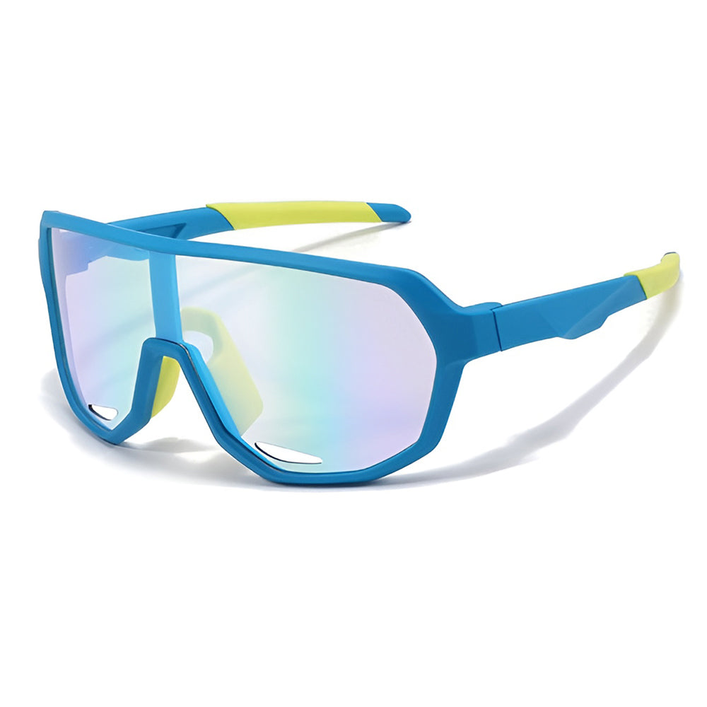 Okulary Przeciwsłoneczne Dziecięce Techsuit 22312, Polaryzacyjne, Ochrona UV, Niebiesko-Żółte
