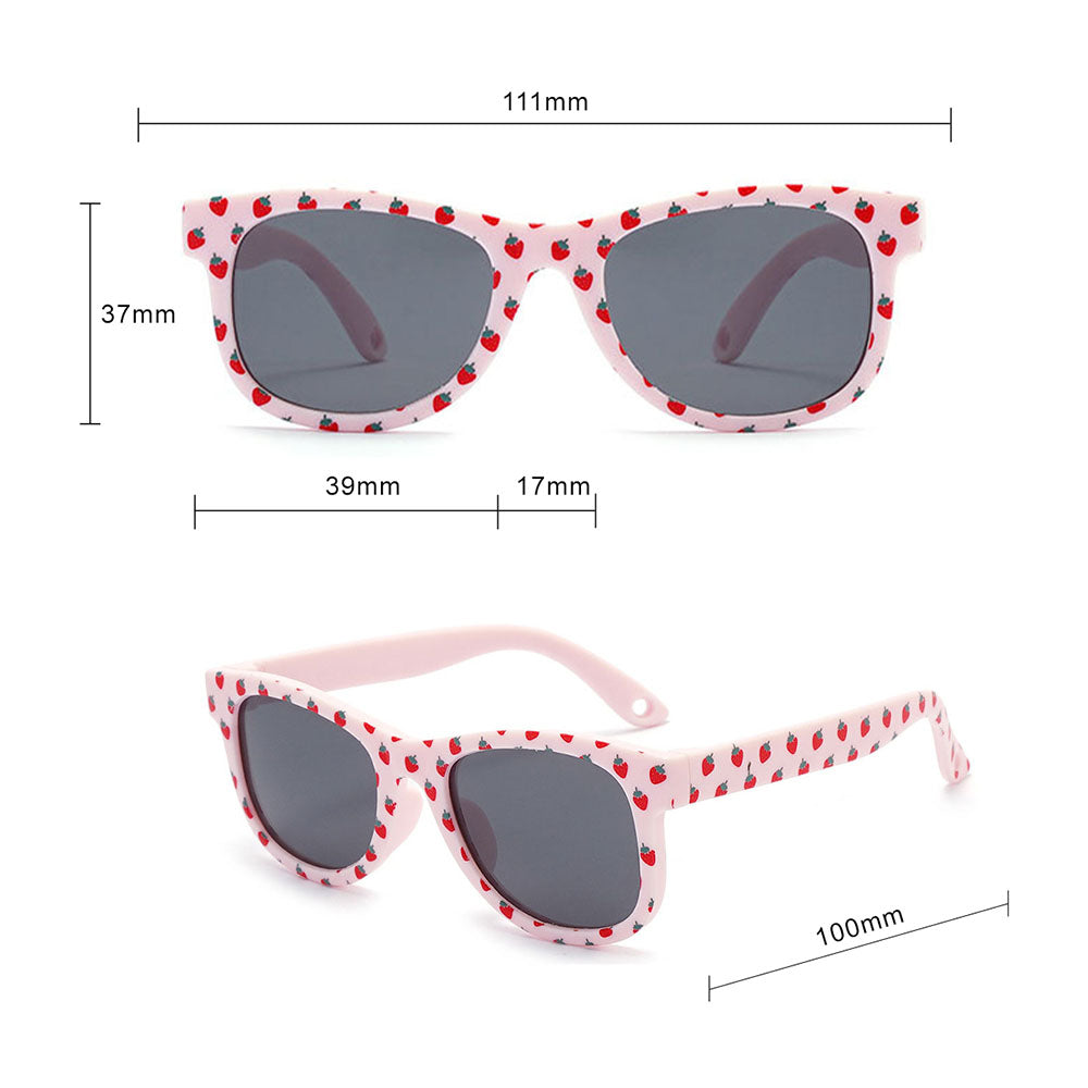 Techsuit 5218 Kids Sunglasses, Polarized, UV Protection, Pink