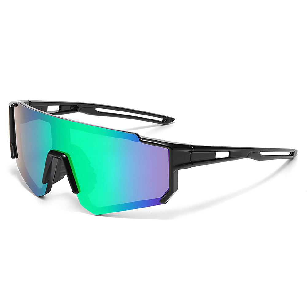 Okulary Przeciwsłoneczne Dla Dzieci Techsuit R601, Polaryzacyjne, Ochrona UV, Czarno-Zielone