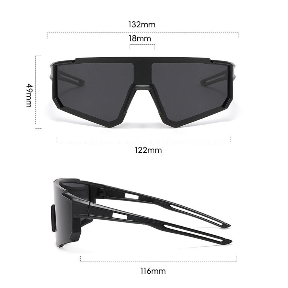 Okulary Przeciwsłoneczne Dla Dzieci Techsuit R601, Polaryzacyjne, Ochrona UV, Czarno-Zielone