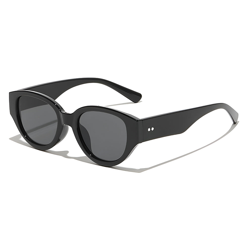 Damskie okulary przeciwsłoneczne Techsuit 17002, czarne