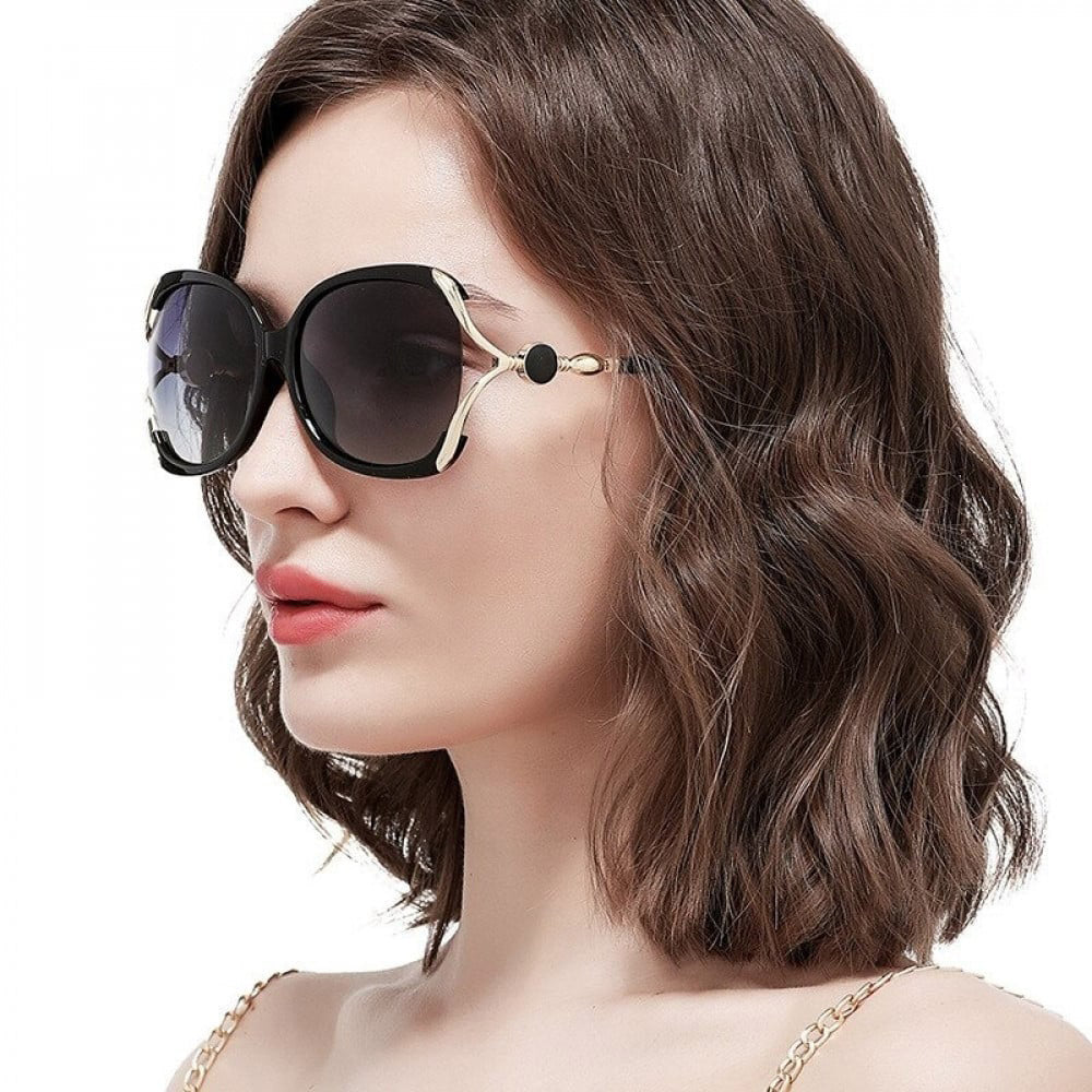 Damskie okulary przeciwsłoneczne Techsuit 1722, polaryzacyjne, ochrona UV, brązowe