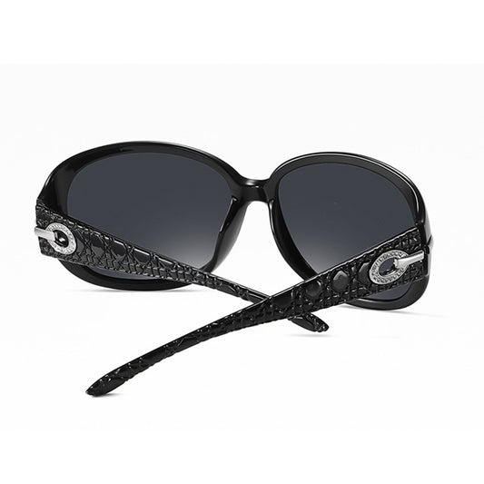 Okulary Przeciwsłoneczne Damskie Techsuit 2012, Polaryzacyjne, Ochrona UV, Czarne Czerwone Szare