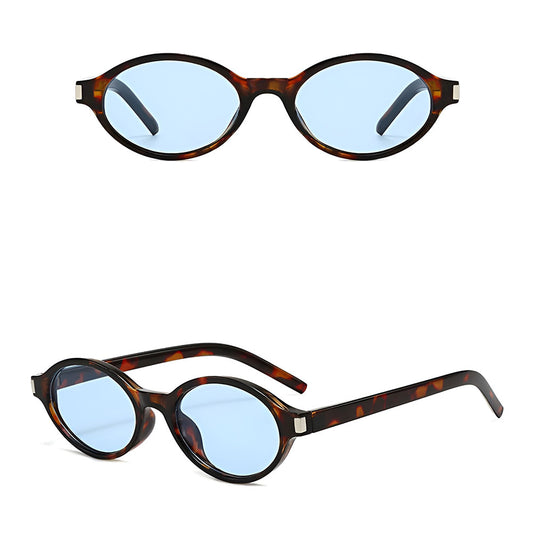 Damskie okulary przeciwsłoneczne Techsuit 3952, brązowy wzór