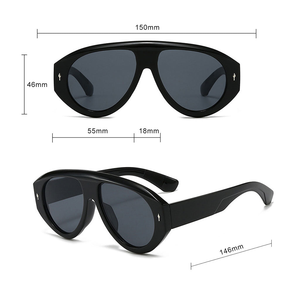 Damskie okulary przeciwsłoneczne Techsuit 3991, brązowe