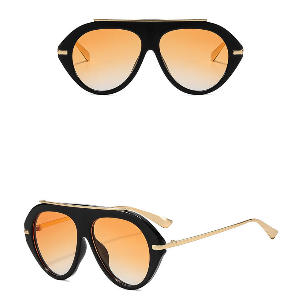 Techsuit 8092 Women's Sunglasses, Black Orange