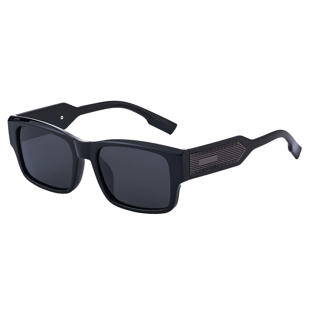 Okulary Przeciwsłoneczne Damskie Techsuit 8485, Polaryzacyjne, Ochrona UV, Czarne