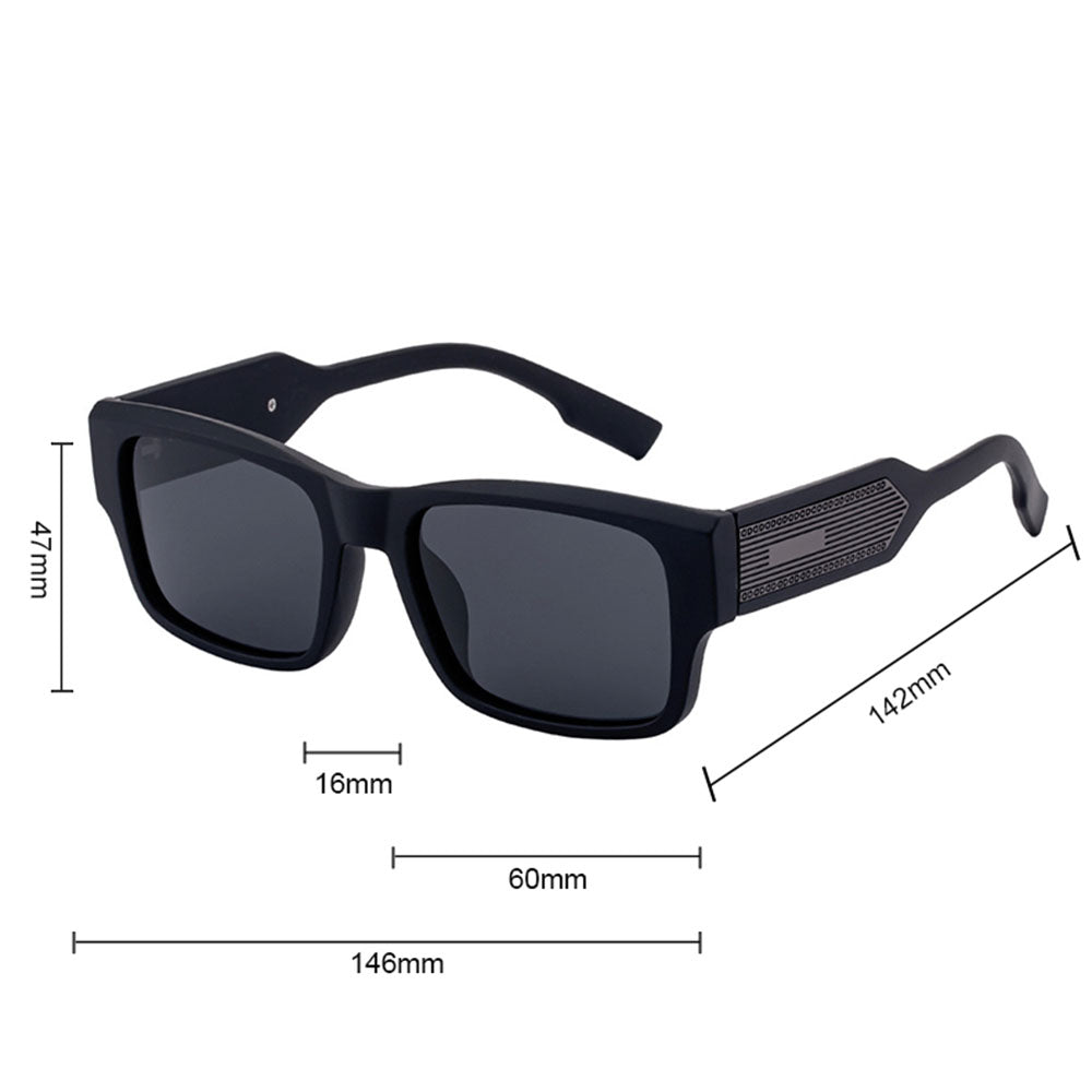 Okulary Przeciwsłoneczne Damskie Techsuit 8485, Polaryzacyjne, Ochrona UV, Czarne