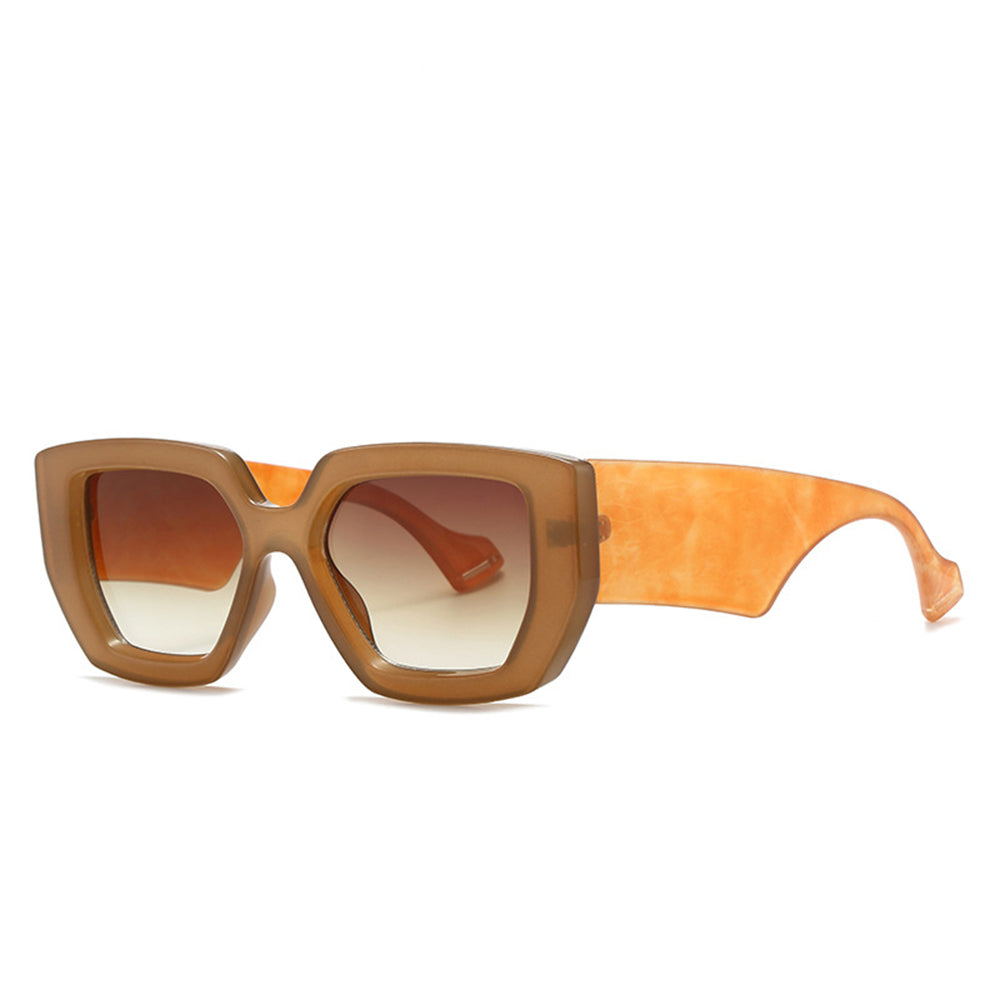 Damskie okulary przeciwsłoneczne Techsuit 86321, brązowe