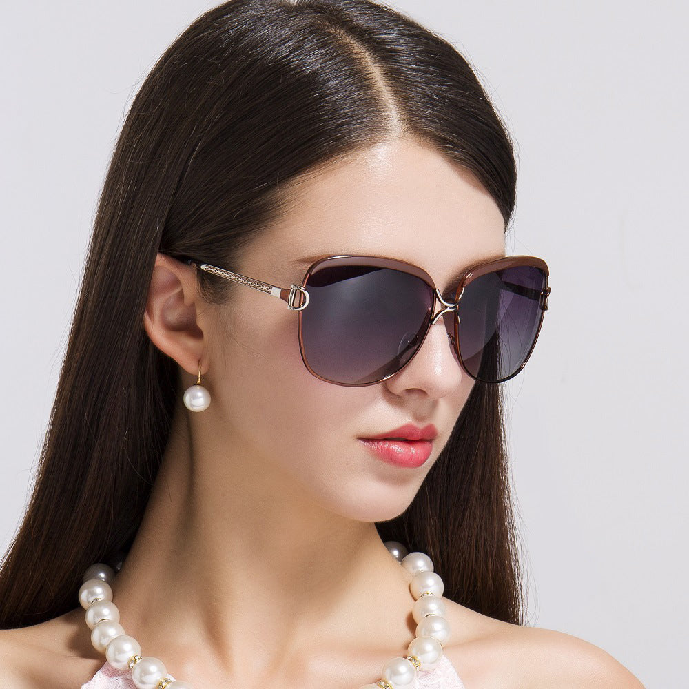 Damskie okulary przeciwsłoneczne Techsuit 8702, polaryzacyjne, ochrona UV, brązowe