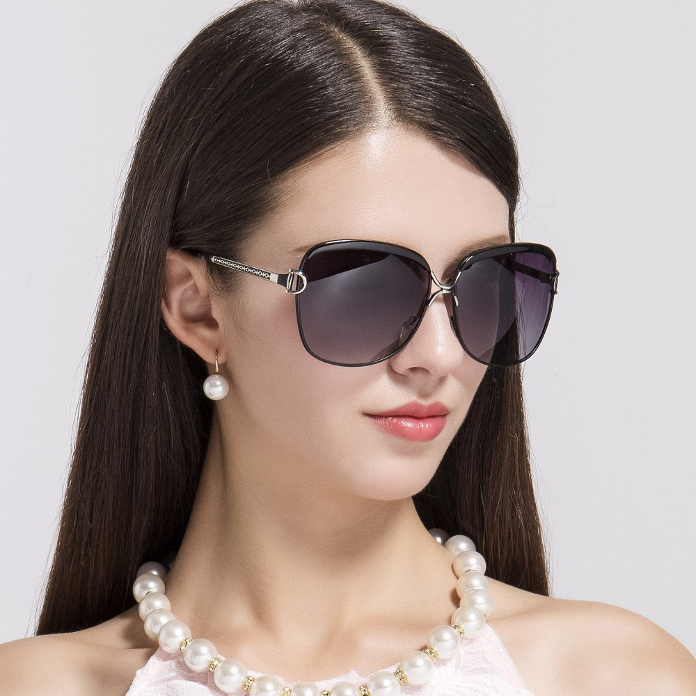 Damskie okulary przeciwsłoneczne Techsuit 8702, polaryzacyjne, ochrona UV, czarne
