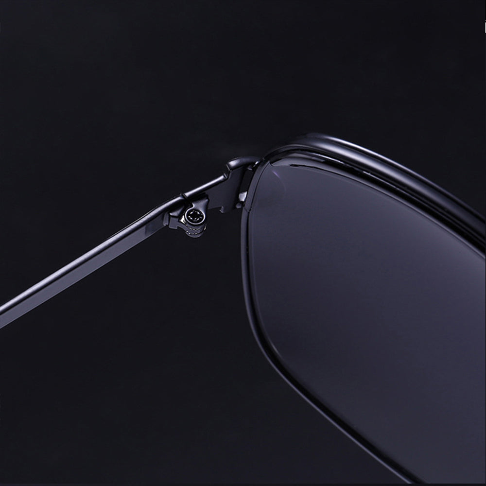 Damskie okulary przeciwsłoneczne Techsuit 8702, polaryzacyjne, ochrona UV, czarne