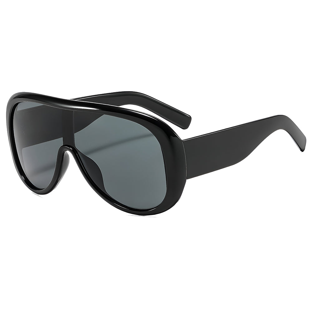 Damskie okulary przeciwsłoneczne Techsuit 89337, czarne