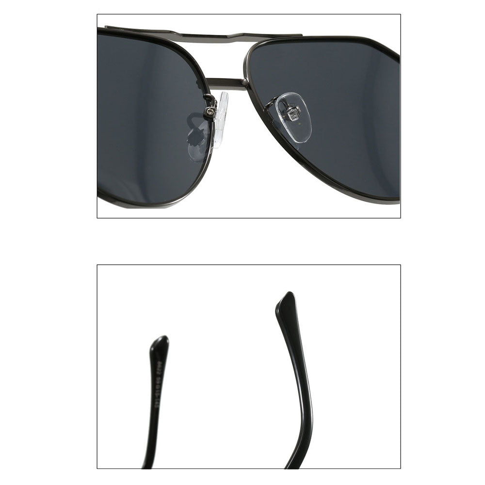 Okulary Przeciwsłoneczne Unisex Techsuit 8622, Polaryzacyjne, Ochrona UV, Ciemnoszare