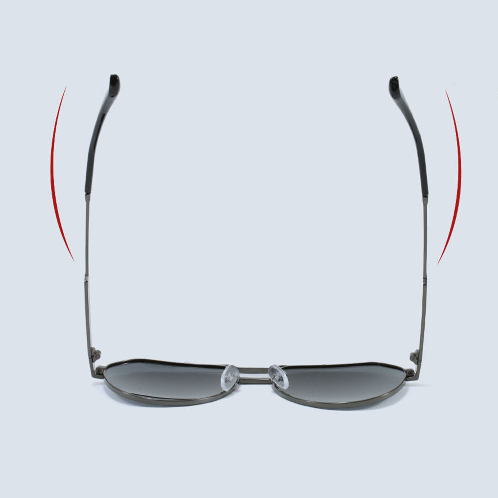 Okulary Przeciwsłoneczne Unisex Techsuit 8622, Polaryzacyjne, Ochrona UV, Ciemnoszare