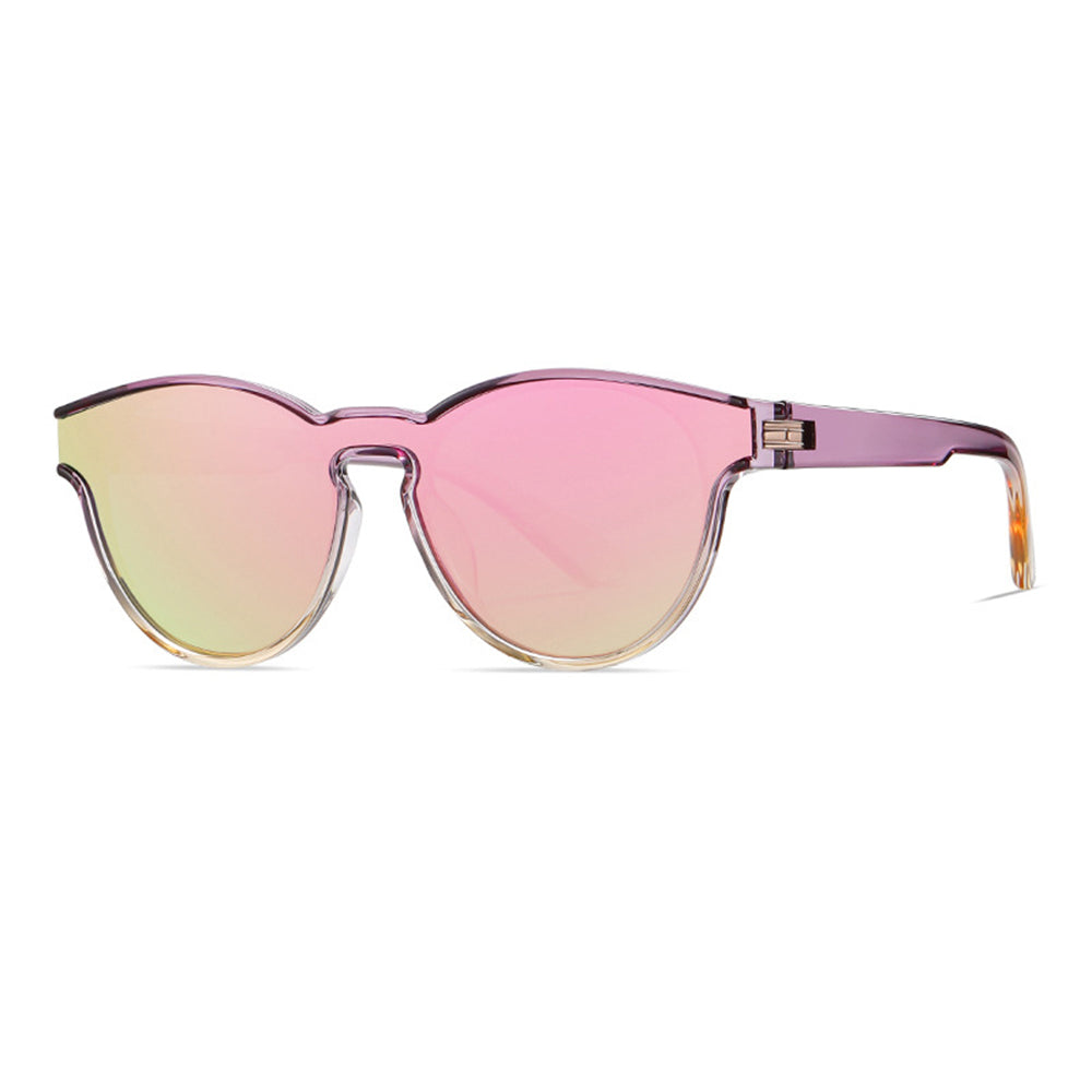 Okulary Przeciwsłoneczne Unisex Techsuit TR7545, Polaryzacyjne, Ochrona UV, Fioletowo Żółto Różowe