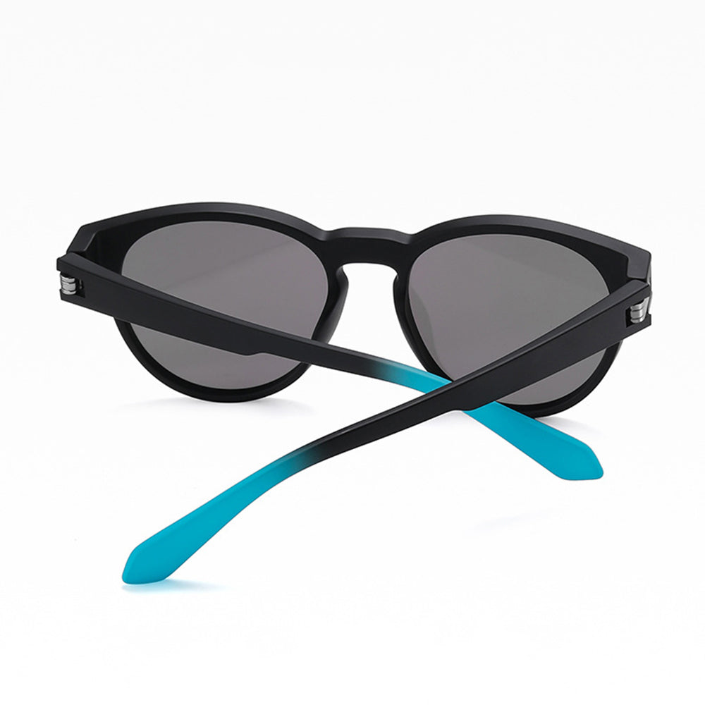 Okulary Przeciwsłoneczne Unisex Techsuit TR7545, Polaryzacyjne, Ochrona UV, Czarne Niebieskie Zielone