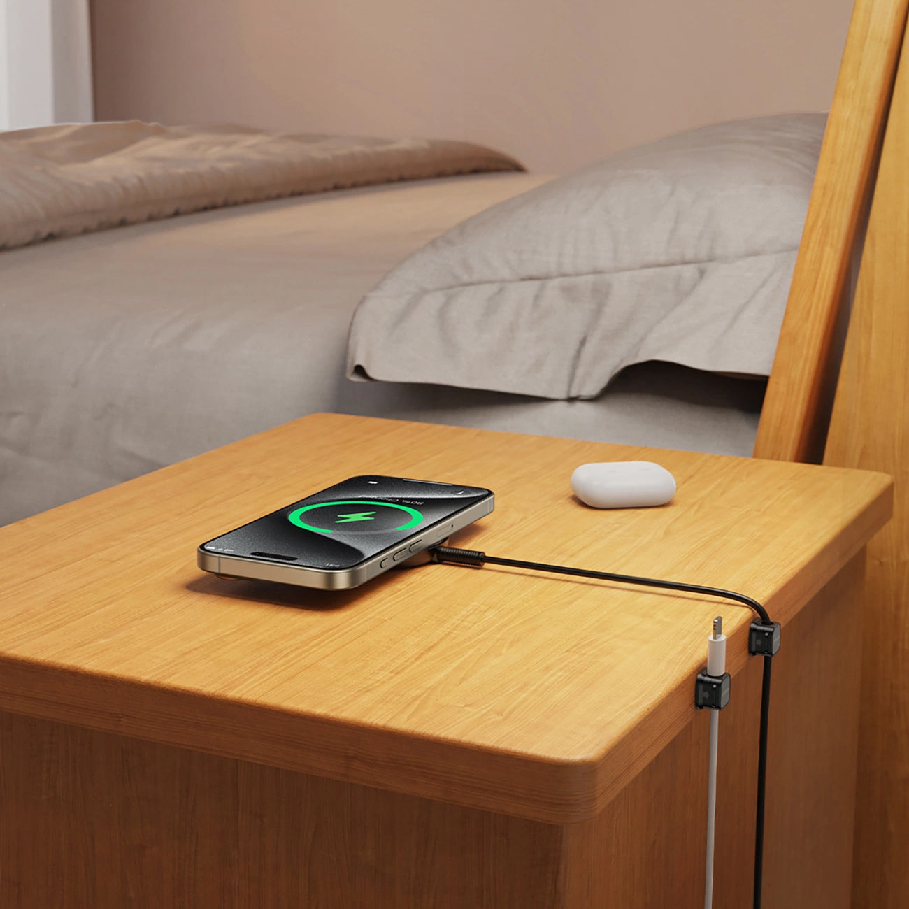 Organizator Kabli Joyroom JR-ZS368, Zestaw 3 Sztuki, Czarny