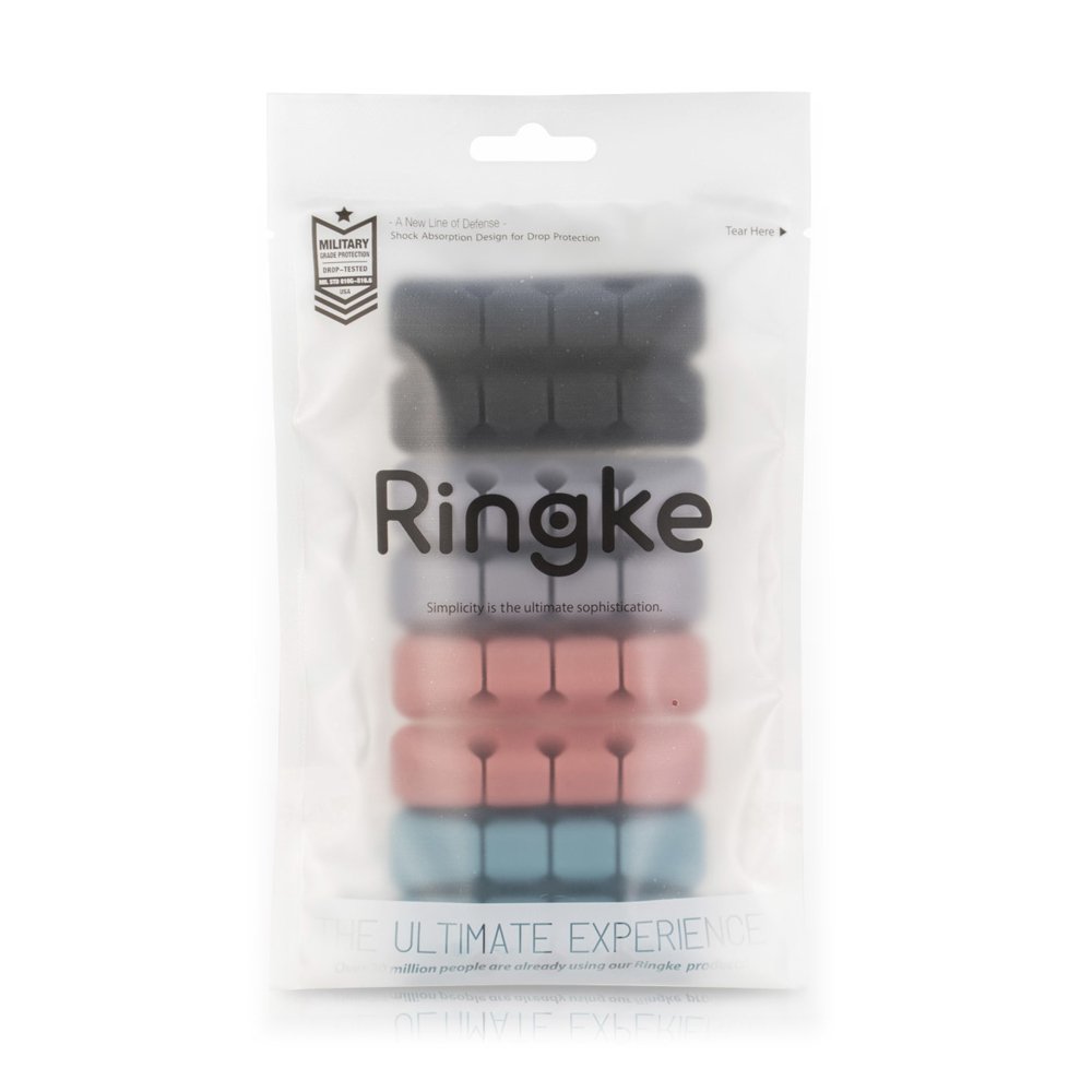 Ringke Cable Organizer, Set of 4 Pieces, Various Colors