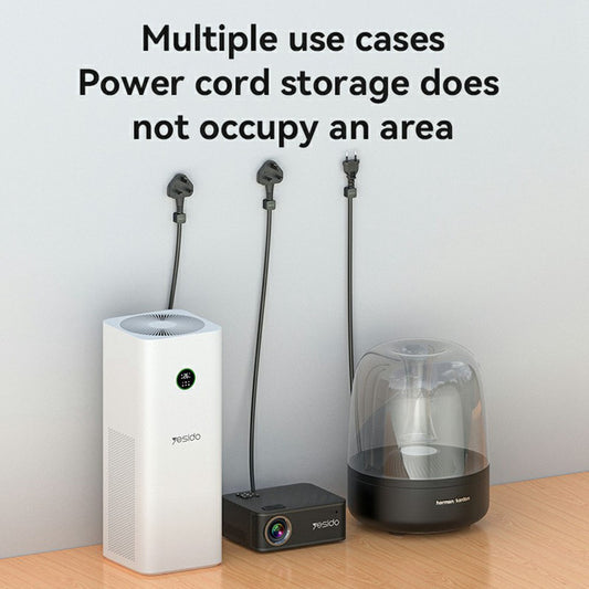 Organizator Kabli Yesido C216BL, Zestaw 4 sztuki, Czarny