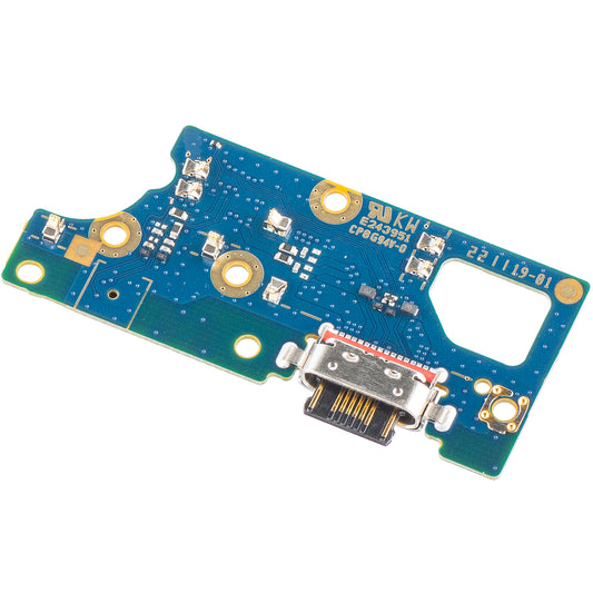 Motorola Moto E32s Płytka złącza ładowania mikrofonu, dodatek Service Pack 5P68C20804