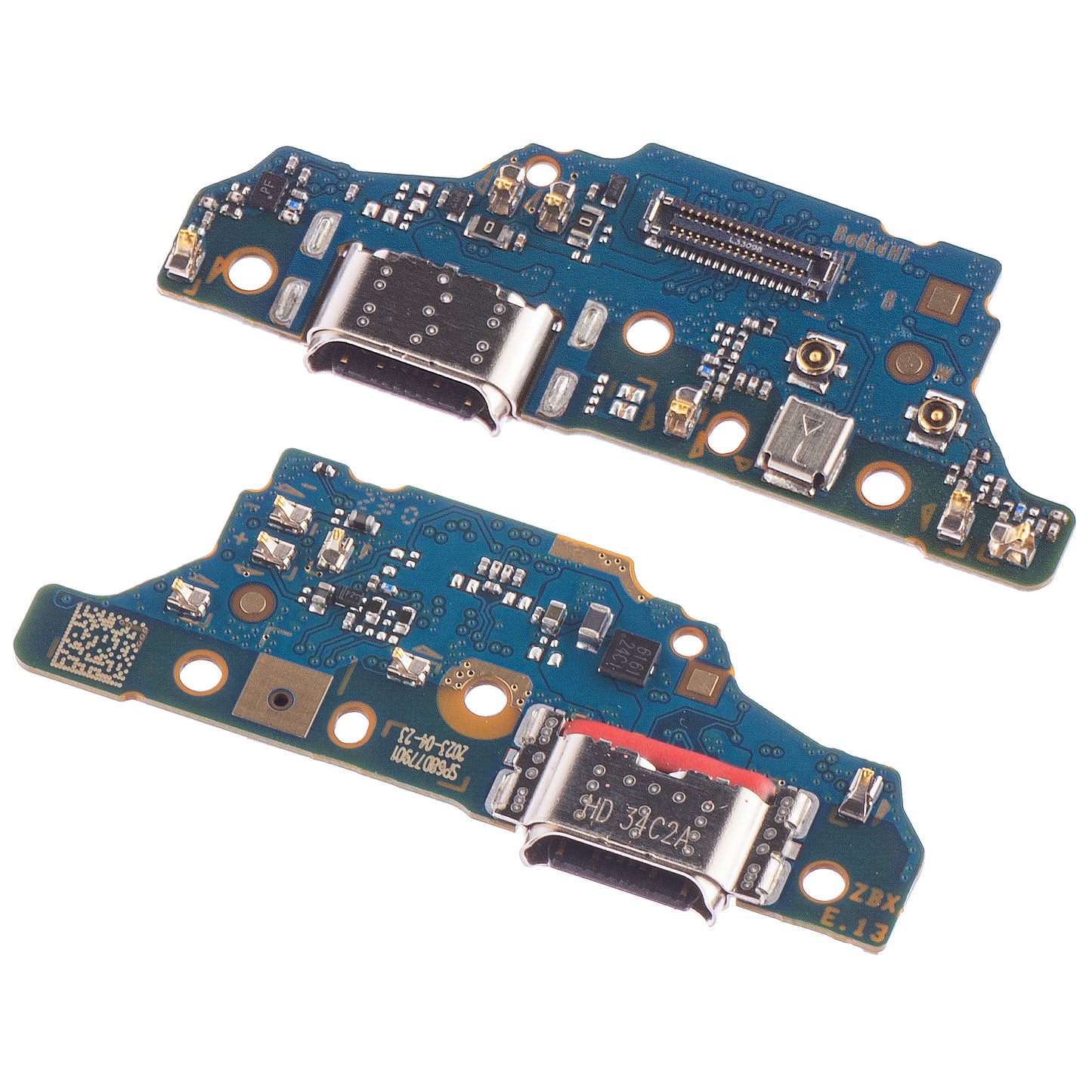 Motorola Moto G23 Microphone Charging Connector Board, Service Pack 5P68C22100