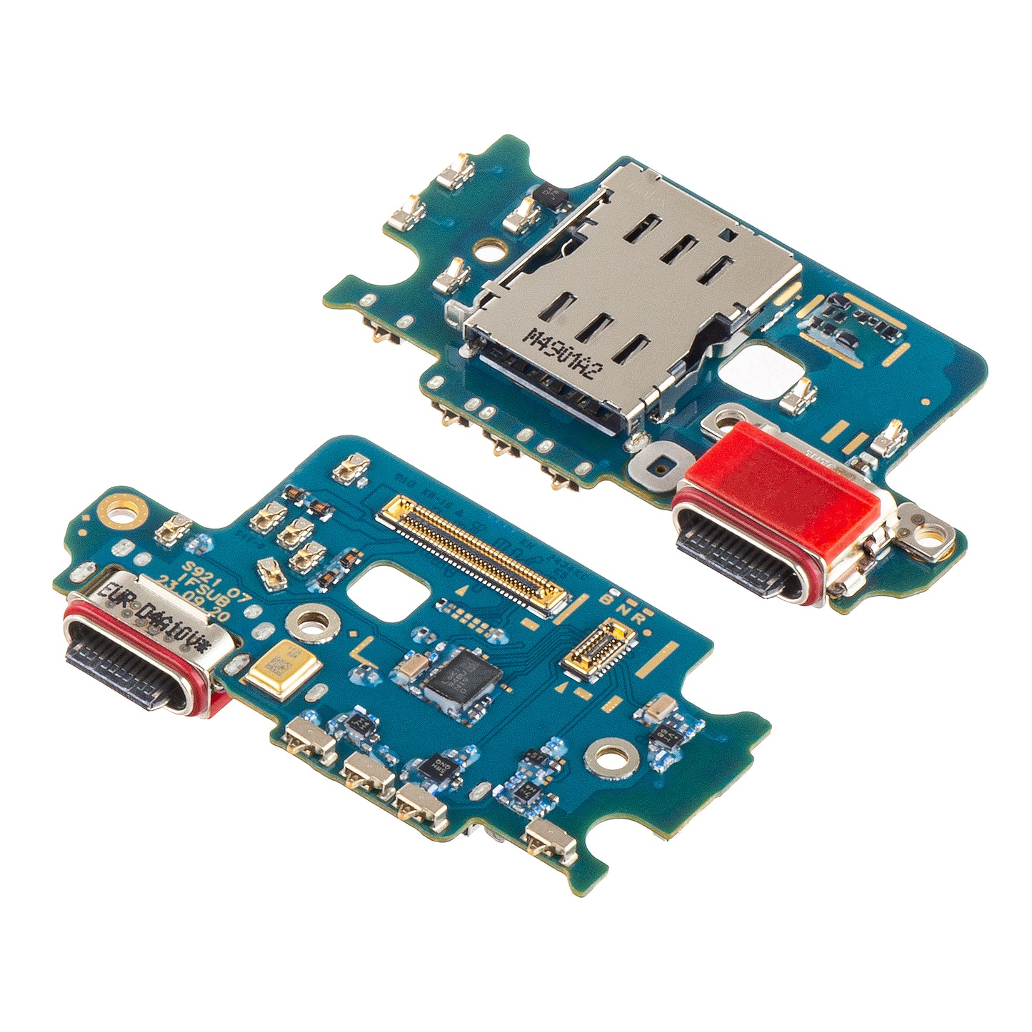 Płyta z Złączem Ładowania - Mikrofon - Moduł Czytnika SIM Samsung Galaxy S24 S921, Service Pack GH96-16507A