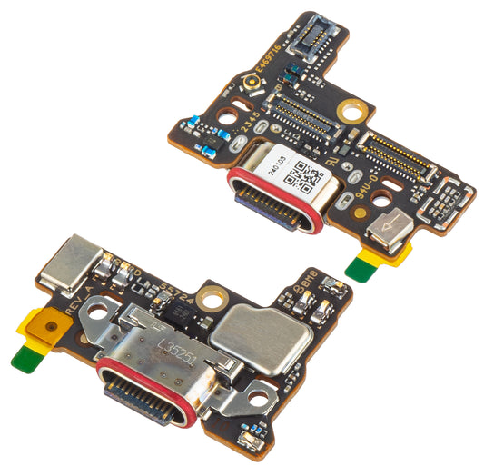 Płyta złącza ładowania mikrofonu Motorola Edge 40 Pro, dodatek Service Pack 5P68C21992