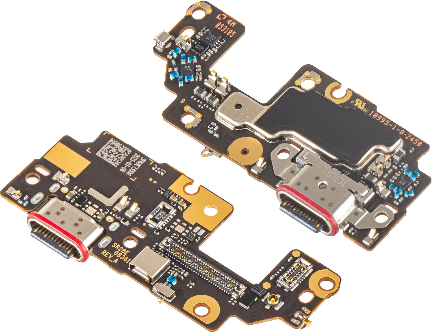 Płyta z Złączem Ładowania - Mikrofon Motorola Razr 60, Service Pack 5B28C30077