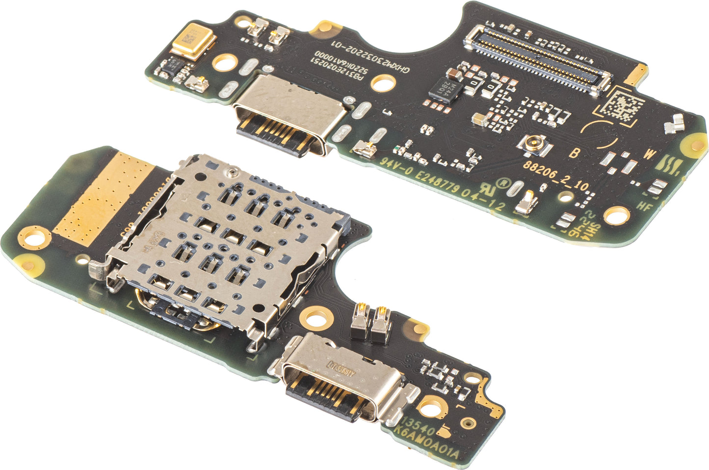 Płyta z Złączem Ładowania - Mikrofon - Moduł Czytnika SIM Xiaomi Redmi Note 12 Pro 4G, Service Pack 5600020K6A00