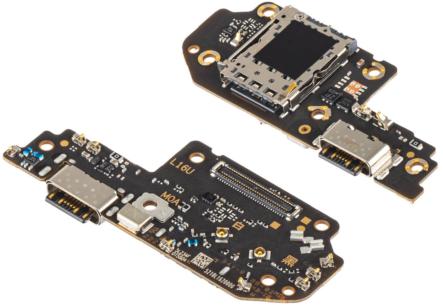 Płyta z Złączem Ładowania - Mikrofon - Moduł Czytnika SIM Xiaomi Poco X4 GT, Service Pack 5600020L1600